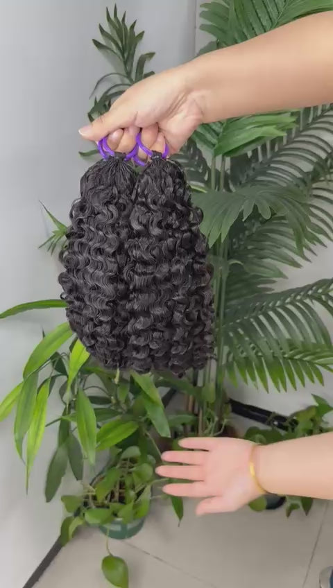 Human Burmese Curly Feather Tips