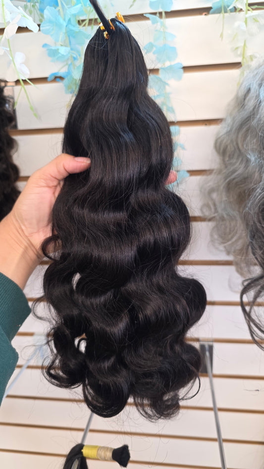 Human Body Wave Feather Tips