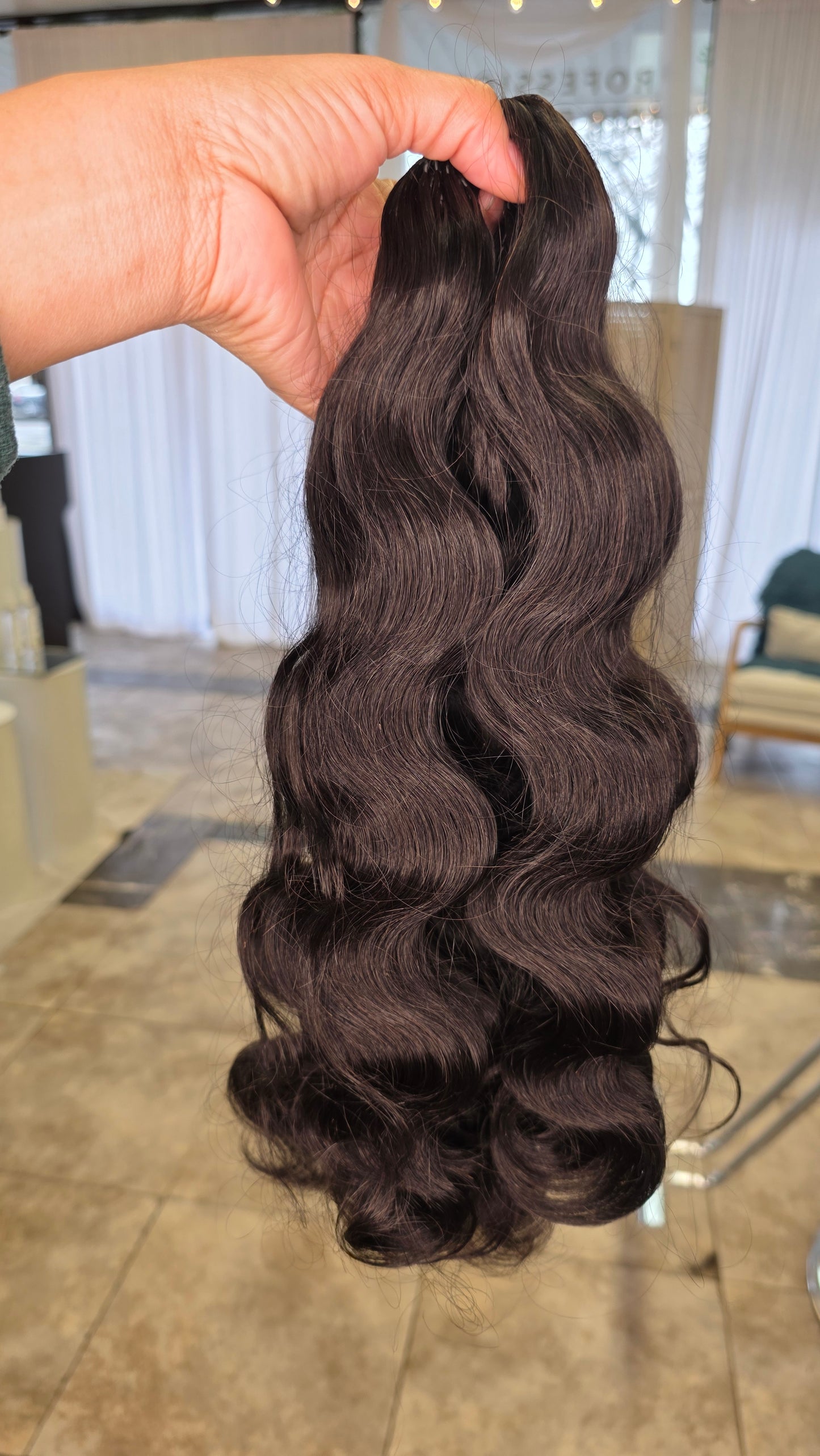 Human Body Wave Feather Tips